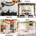 Over The Table Rod Stand with Clamps Adjustable 47"-98" Length 30"-43" Height Gold Table Arch Stand Hanging for Decoration Flowers Display Wedding Birthday Party Halloween Christmas