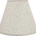 Aspen Creative 32291 Transitional Hardback Empire Shaped Spider Construction Lamp Shade in Flaxen, 14" wide (7" x 14" x 11")