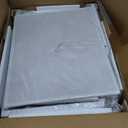 Furnulem White Dresser with 5 Drawers, Vertical Storage Tower Fabric Dresser for Bedroom, Hallway, Entryway, Nursery, Closet Organizer, Nightstand Bedside Table Furniture, Sturdy Steel Frame, Wood Top