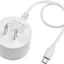 Power Adapter Compatible with Google Home Mini Power Cable - Micro B Power Adapter (Short)