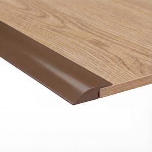 20ft Carpet Floor Transition Strips, Self-Adhesive Carpet to Tile Transition Edge Triings for Doors/Wood Floors, Coverage Height up to 5mm(Dark Brown)