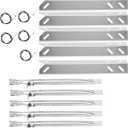 Grill Replacement Parts for Cuisinart GAS9556AS, GAS2456AS,GAS2556AS,GAS1456ASO,GAS1456BSO,GAS9456AS, Cuisinart 2556, Heat Tent Grill Burner for Cuisinart 5 Burner Gas Grill GAS9556AS GAS2556AS