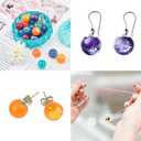 WANDIC Silicone Mould, 1 Pc Beads Mold Round Ball Resin Casting Mold for DIY Epoxy Pendant Necklace Bracelet Jewelry Making Handmade Craft