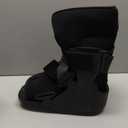 United Ortho USA14115 Short Air Cam Walker Fracture Boot, Medium, Black
