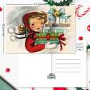 2 x AnyDesign 36 Pack Christmas Postcards Vintage Santa Claus Snowman Post Cards Assortment to Friends & Family 9 Design Xmas Themed Greeting Cards for Christmas Winter Holiday, 4 x 6 Inch