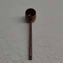 Kichvoe Hishaku Wood Water Ladle - Dipper Bath Ladle Scoop Long Handle - Deep Serving Spoons Soup Spoon for Sauna Garden Tea Ceremony Japanese Style, 11.8inch