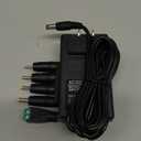 12V 2A AC Adapter Charger with 8 Tips, ac/dc Adapter 100-240v, 50/60hz 12 Volts 2000mA DC in 12V Power Supply Cord for Seagate & WD My Book WD LED Strip Light, CCTV Camera,Router, DC 12V 1.5A 1a Cable