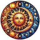 Sun and Moon Wooden Puzzles for Adults, 200pcs Wooden Jigsaw Puzzles for Adults, Sun and Moon Unique Shaped Jigsaw Puzzles Creative Gift for Friend Family Game Medium Size 10'' x 10''
