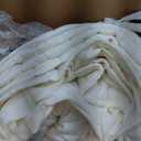 Down Comforter Full Size  All Season Medium Weight Fluffy White Duvet Insert, Warm Feather Bedding, Soft 100% Cotton Cover