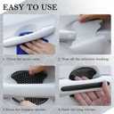 8PCS Car Door Protector with Reflective Design,Stylish Honeycomb Car Door Handle Protector for Anti-Scratch Protection,Universal Cars Doors Handle Scratch Protectors for Cars,SUVs