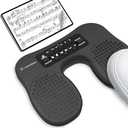 LUKCOZMO Page Turner for Musical Instruments - Wireless Page Foot Pedal Turner with Anti-Slip Rubber, Silent Rechargeable Design for iPad, Tablets, Phones. Rudder Pedal Tuner Pedal