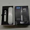 Oral-B iO Series 10 Rechargeable Electric Toothbrush with Visible Pressure Sensor to Protect Gums, 2 Min Timer, 7 Cleaning Settings, 4 Replacement Toothbrush Heads, and Charging Travel Case, White