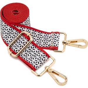 ZOOEASS Wide Shoulder Strap Adjustable Replacement Belt Guitar Style Crossbody Bag Handbag Strap Multicolor Canvas Straps(Wide:1.5in)(Color40)