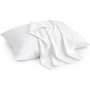 Atiksh Beddings™ 12x16 Toddler Travel Pillow Cases, Pack of 2, 100% Egyptian Cotton, 600 Thread Count, Zipper Closure, Small Pillowcase for Kids, Daycare, Preschool & Travel, White