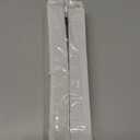 QCAA Heavy Duty Surface Bolt, Steel, 12", Brushed Chrome Finish, 1 Pack, Made in Taiwan