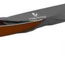 VINPATIO 13FT Kayak Cover, Heavy-Duty 600D Solution-Dyed Fabric, Waterproof Full Coverage Canoe Storage Bag with Zipper, UV & Dust Protection for Fishing Boats & Paddle Boards (13ft Long, 30inch Beam Width, Dark Gray)