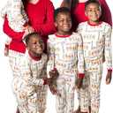 Burt's Bees Baby Matching Family Jammies, Organic Cotton Holiday Pajamas for Kids, Adults, & Pets, Perfect for Family Photos (XL)
