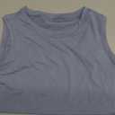 THE GYM PEOPLE Women's Workout Tops in Ice Silk Quick Dry Sleeveless (Blue, XS)