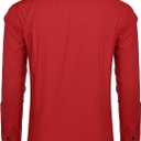 COOFANDY Mens Dress Shirt Long Sleeve Casual Button Down Paisley Shirts Party Wedding Dress Shirt (Red)