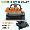 FIAMERMOR 2026 ab roller wheel - 4 wheel elbow support abdominal wheel automatic rebound abdominal fat burning weight loss core training equipment home/gym