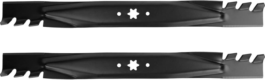OCPTY Mulching Blades 46 '' Deck Mower Blades for MTD for Cub Cadet 942-04290-X, 742-04244, 942-04244, 942-04244A,for MTD for Cub Cadet XT1-46 XT2 LT46 LTX1045 LTX1046 46" Deck Mower Blades 2Pack