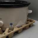 bella 6.0 Qt Manual Slow Cooker, Ceramic Nonstick Coating, 3 Temperature Settings, Dishwasher Safe Stoneware Pot and Tempered Glass Lid, Cool Touch Handles & Tangle Free Cord Wrap, Oatmilk