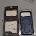 Goton for iPhone 17 Pro Max Case with Privacy Tempered Glass Screen Protector & Camera Lens Protector, Compatible with MagSafe, Invisible Kickstand, Shockproof Phone Cover, Blue