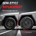 20" Cyber Wheel Cover Replacement for 2024-2025 Tesla Cybertruck, 1 Pack