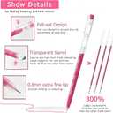 Acrylic Gel Pens for Adult Coloring,252 Pack Colored Pens Set with Travel Case,Quick Dry 0.6MM Fine Point Gel Pens for Black Paper and White Paper,Coloring,Writing,Drawing,Journaling,Doodling