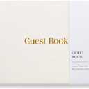 Lamare Wedding Guest Book Elegant Guest Book for Party, Baby Shower Guest Book & Polaroid Guest Book for Wedding