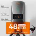 WOLFBOX Level 2 EV Charger 50amp,Hardwired with J1772 Connector,240V(E50)