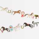 Meri Meri Horse Party Banner (Pack of 1). 13' Party Garland Including Excess Cord