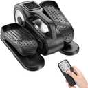 Under Desk Elliptical Machine, Electric Leg Exerciser with Remote ControI, Ellipse Leg Exerciser for Seniors with 12 Adjustable Speed Quiet & Portable Seated Pedal Exerciser with LCD Display Monitor