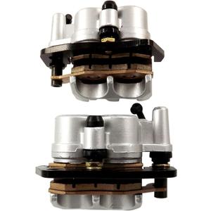 labwork Front Left and Right Brake Caliper Set with Pads Replacement for Yamaha Rhino 660 2004-2007 Rhino 700 2008-2013 Rhino 450 2006-2009 5B4-2580T-01-00 5B4-2580U-01-00 59300-05H00-999