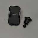 Lamicall 2026 Wider Clamp & Metal Hook Car Phone Holder Vent [Thick Cases Friendly] Phone Holders for Your Car Mount Automobile Hands Free Cradle Air Vent for iPhone 17 16 15 Pro Max Dark Grey