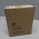 RXRRXR 20PCS Double Compartment Condiment Container With Lids - Reusable Snack Pack Containers for Take-out Sauces Pack of 3