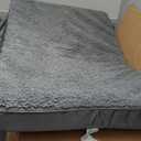 EHEYCIGA Orthopedic XL Dog Beds for Extra Large Dogs with Removable Washable Cover for Crate, Grey, 41x27 (41*27*3.5 Inches)