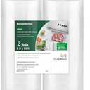 Bonsenkitchen Vacuum Sealer Bags, 8" x 50' Rolls, 3 Pack for Food Storage Saver, Bpa Free, Heavy Duty, Commercial Grade Textured Food Roll, Customized Size Bag for Sous Vide Cooking,VB3209