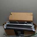 HOMIDEC Shoe Rack, 8 Tier Shoe Storage Cabinet 32 Pair Plastic Shoe Shelves Organizer for Closet Hallway Bedroom Entryway (Black)