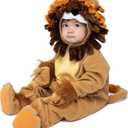 Spooktacular Creations Halloween Baby Lion Costume, Toddler Lion Costume for Infant Kids Halloween Animal Dress up Party (12-18 Months)
