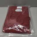 KKJIAF Ruffle Pillow Cases 24x24 Inches, Burgundy Square Ruffled Pillow Covers Set of 2, Microfiber Wrinkle Resistant Pillow Shams with Envelope Closure for Sofa Bed Living Room