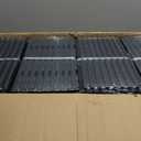 Goovilla Plastic Interlocking Deck Tiles, 36 Pack Outdoor Patio Flooring, 12"x12" Interlocking Decking Tile Outdoor All Weather Use, Waterproof Patio Pavers for Pool Balcony Backyard Porch, Dark Grey