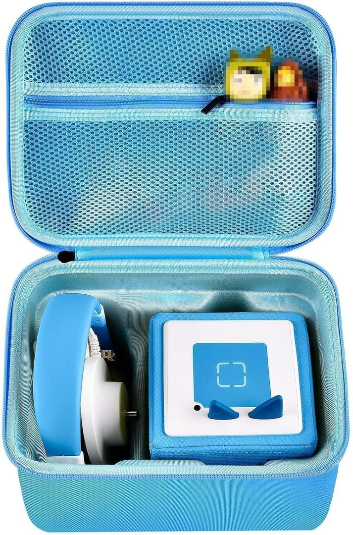 Carrying Case for Toniebox 1/2 Audio Player Starter Set and for Tonies Figures Charactersfor Toniebox 2 Audio Player Bundle. Toy Story Storage Holder for Headphones, and Accessories (Box Only)-Blue