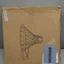 Dripex Solid Basketball Rim 18" Replacement Breakaway Wall Mounted Outdoor Heavy Duty Solid Steel 18 Inch Rim Double Spring with All Weather Net (Black)