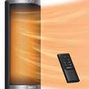 Dreo Space Heaters for Indoor Use, Electric Heater with Remote for Bedroom Large Room, 16 inch Upgraded 1500W Fast Heating with Thermostat, Overheating & Tip-Over Protection, 70°Oscillating, Portable