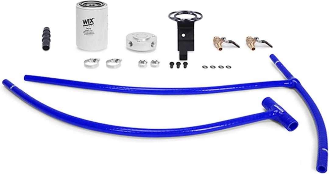 Mishimoto MMCFK-F2D-03BL Coolant Filter Kit, Compatible with Ford Powerstroke 6.0L, 2003-2007, Blue