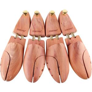 Cedar Space Cedar Shoe Trees for Men, 7.5-14 Sizes Cedar Shoe Trees, 2 Pairs Wooden Shoe Stretcher Tree