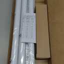 1 Diameter White Curtain Rods for Windows, 1 Pack 30-120 Inch Heavy Duty Window Rods, Long Adjustable Curtain Rod, Fits Most Standard Windows, Suitable for Bedroom, Living Room, Farmhouse