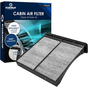 KURIMUP CF10930 Premium Cabin Air Filter with Activated Carbon, Fit for Subaru Crosstrek (2016-2017), Forester (2009-2018), Impreza (2008-2016), WRX (2015-2021), XV Crosstrek (2013-2015)