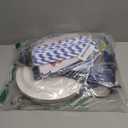 174pcs Video Game Birthday Decorations-Serves 25, All-in-one Gamer Birthday Party Decorations with 300gsm Plate, Tablecloth, Banner, Centerpiece, Cake Topper, Hanging Swirl, Etc